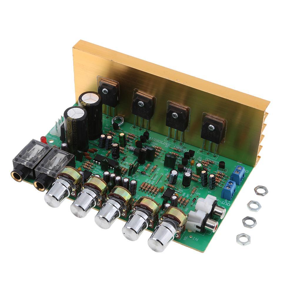 Dual Channel 100W Stereos Amplifier Board Modules with Frame Knob