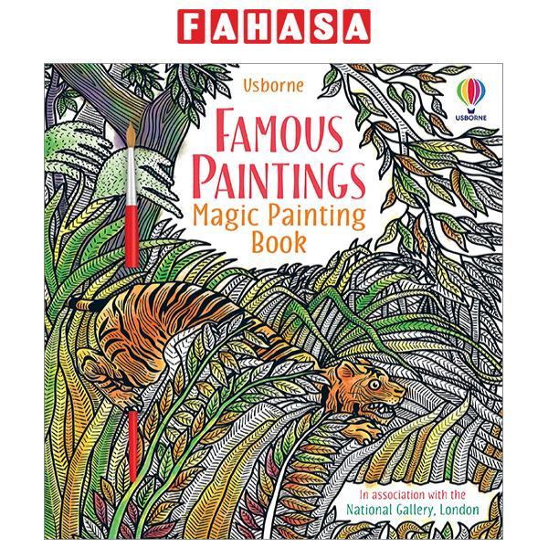 Famous Paintings Magic Painting Book