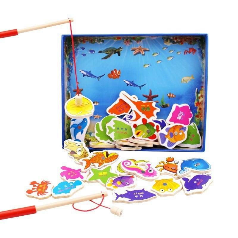 Bộ câu cá đại dương bằng gỗ