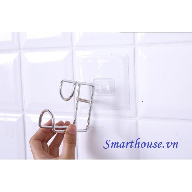 Thanh giá inox treo khăn chậu đồ dùng nhà tắm,gia đình dính tường chịu lựcTL110