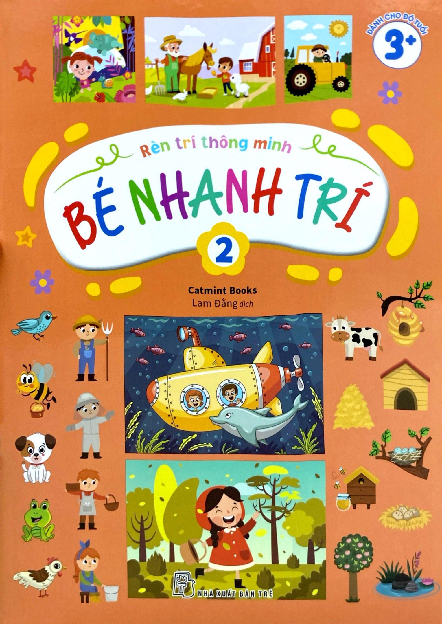 Sách - Rèn Trí Thông Minh - Bé Nhanh Trí - Tập 2