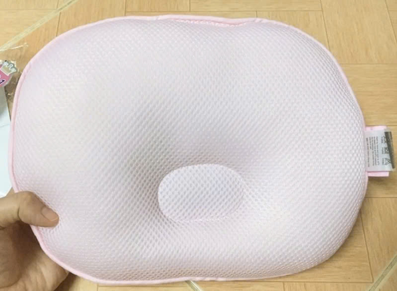 Gối chống bẹp đầu cho bé sơ sinh KU.KU Duckbill mềm mại thoáng khí 3D 20x28x4cm ku2085