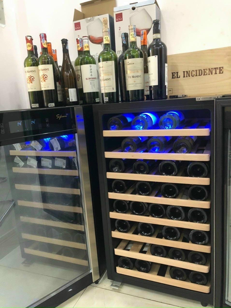 Hình ảnh tủ rượu vang vinocave  52 chai-hàng nhập khẩu