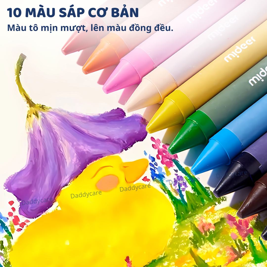Bút màu Mideer Portable Art Gift Box 6 in 1, hộp bút màu cao cấp 37 chi tiết