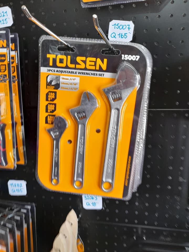 BỘ 3 MỎ LẾT CÁN TRƠN 6/8/10 INCH TOLSEN 15007 - HÀNG CHÍNH HÃNG