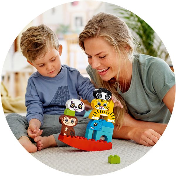 Đồ Chơi Lắp Ráp LEGO DUPLO Bộ Động Vật Cân Bằng Đầu Tiên Của Bé 10884 ( 15 Chi tiết)