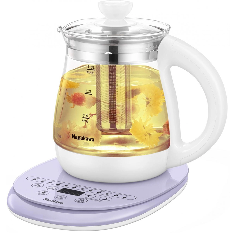 Ấm Siêu Tốc Đa Năng 1.8L Nagakawa NAG0316 - Hàng Chính Hãng