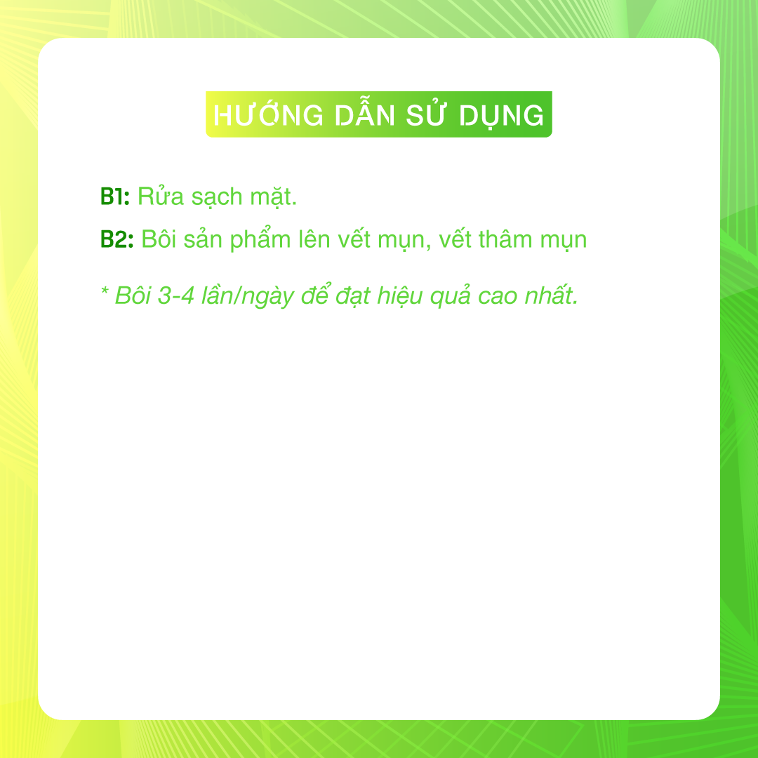 Kem ngừa thâm mụn Fobe Acne - Giảm thâm mụn, sẹo mụn, kích thích tái tạo da sau mụn, ngăn ngừa hình thành mụn mới - Tuýp 15g