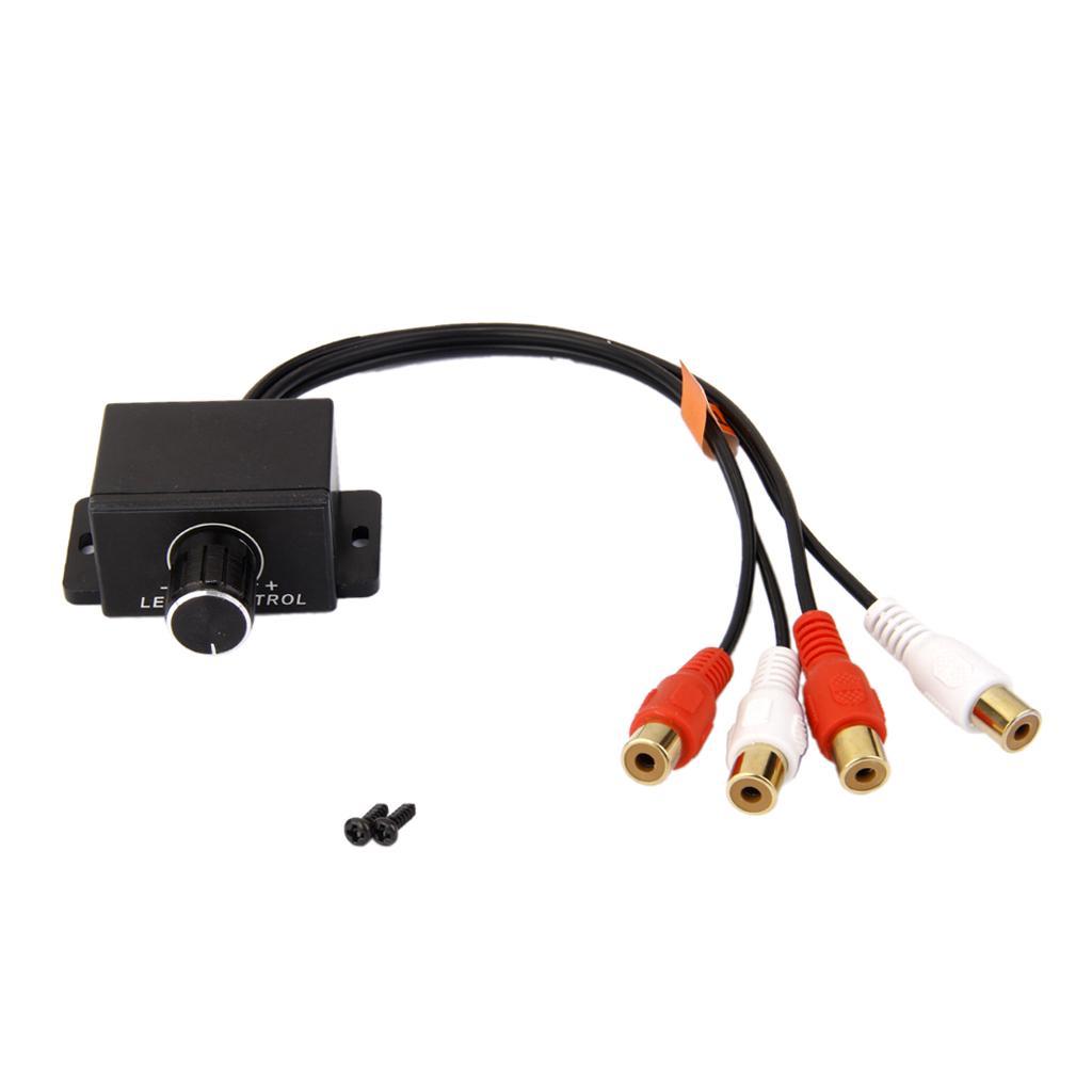 Universal Car Audio  Bass  Level Subwoofer Volume Control Knob