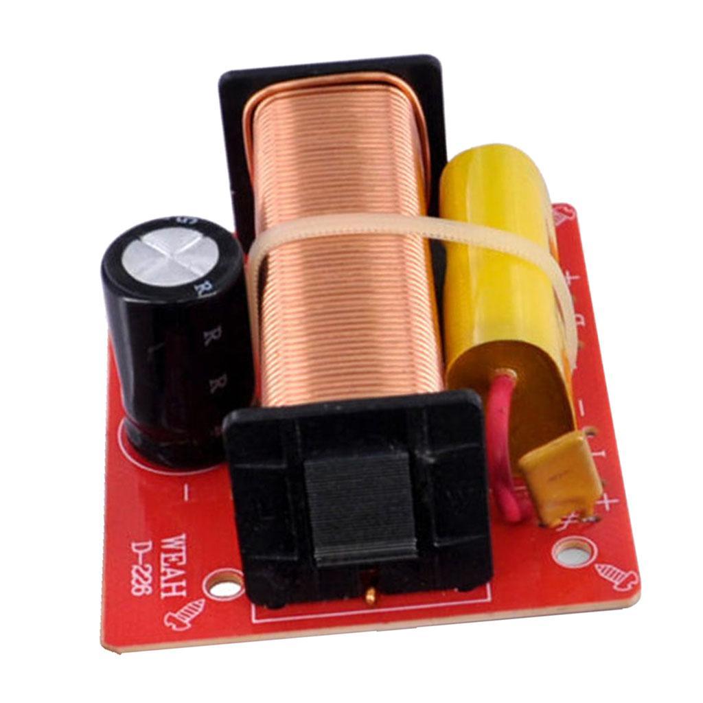 2 Way 100W Audio Filter Bass Speaker Crossover Frequency Divider Pure Sound