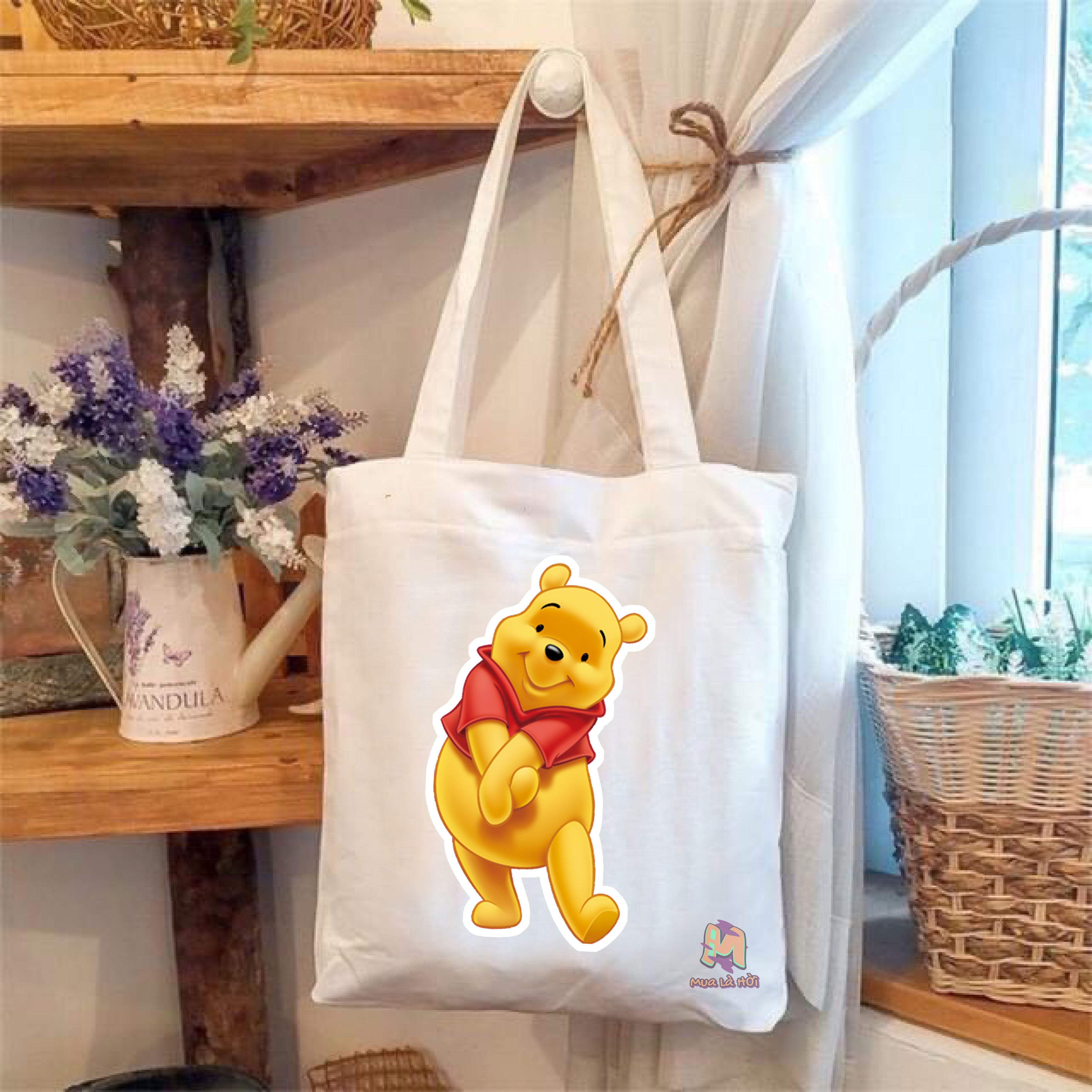 Túi Tote in hình chủ đề Winnie the pooh