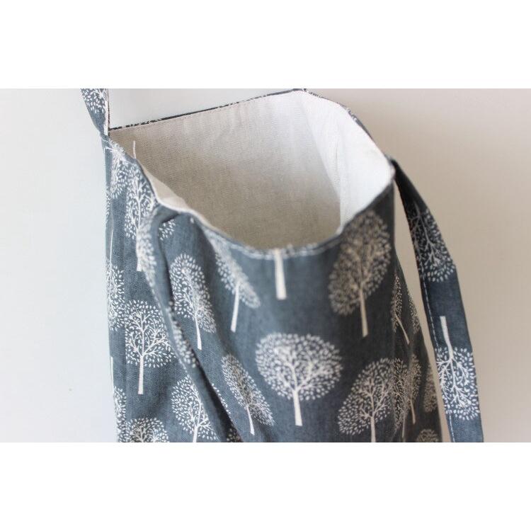 1pc Handmade Linen Bag Shoulder Bag Travel Storage Bag Portable Tote Bag