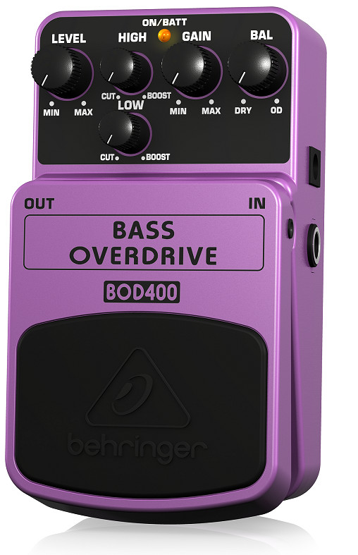 Guitar Stompboxes- PEDAL - Phơ cục - Fuzz - Behringer BOD400 BASS OVERDRIVE-Hàng chính hãng