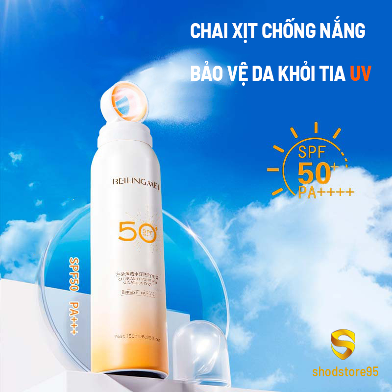 Chai xịt chống  tia UV