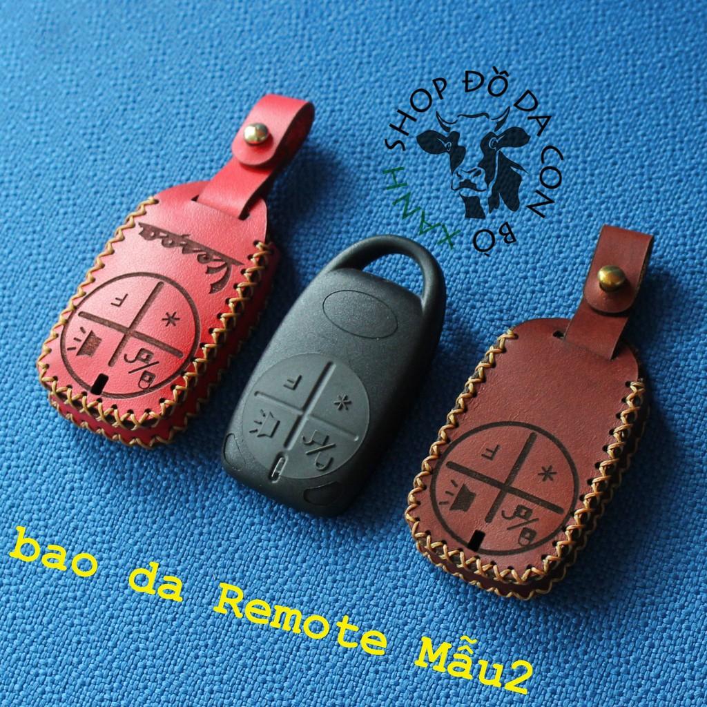 Bao da dành cho Chìa Khóa Vespa, remote tìm xe handmade da thật