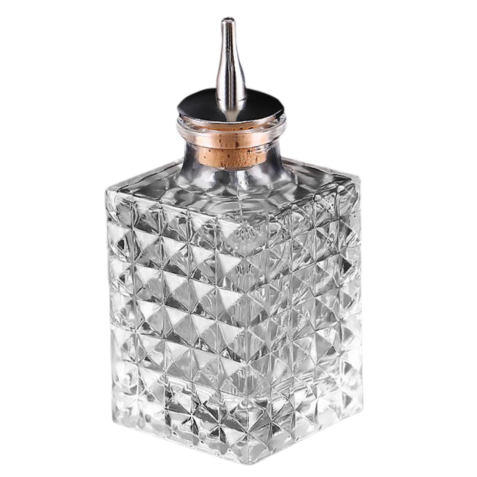 Bitter Bottle Display Wine Bottle Bartender Decanter Dasher Bottle for Living Room Desktop