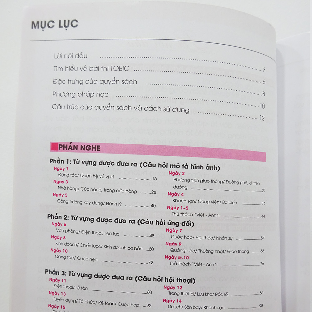 Sách - Words And Phrases The Toeic Test - Từ Và Cụm Từ Cho Kỳ Thi Toeic Test  - 893