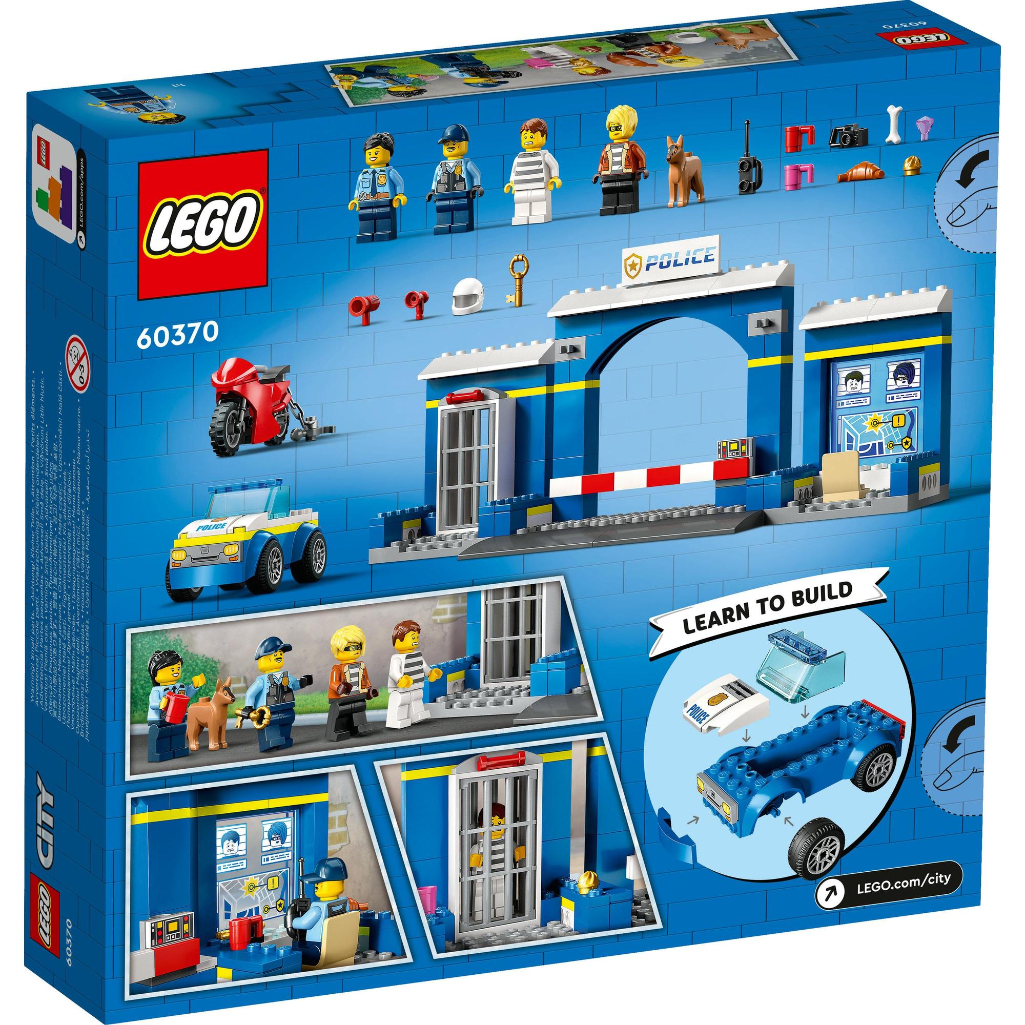 LEGO City 60370 Trạm Cảnh Sát Truy Bắt Tội Phạm (172 Chi Tiết)