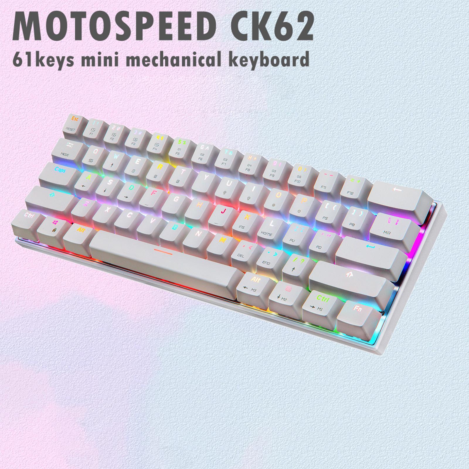 Mechanical Keyboard 61 Key ABS Plasic Classic Durable for Laptop Computer