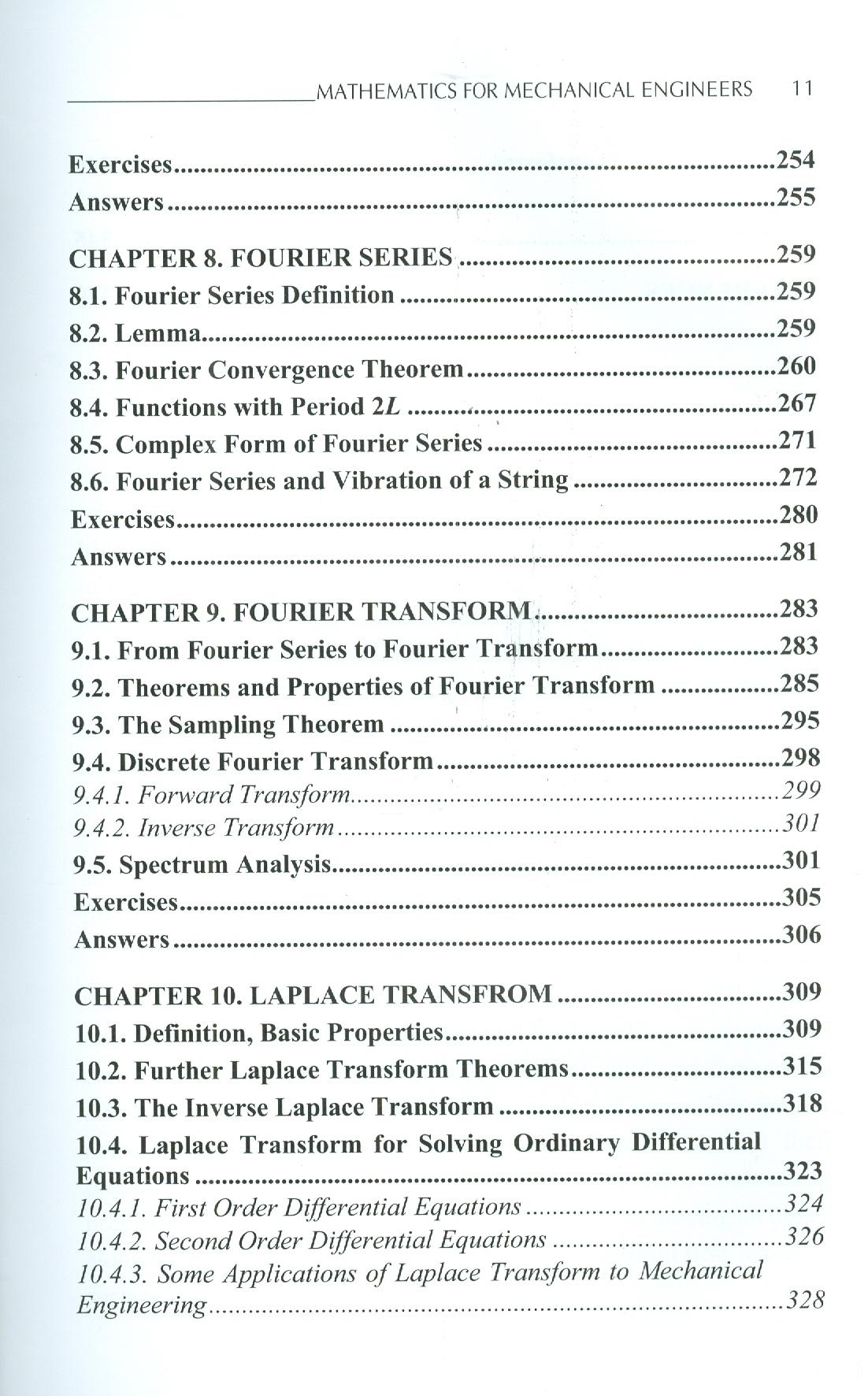 MATHEMATICS FOR MECHANICAL ENGINEERS (Bìa cứng)