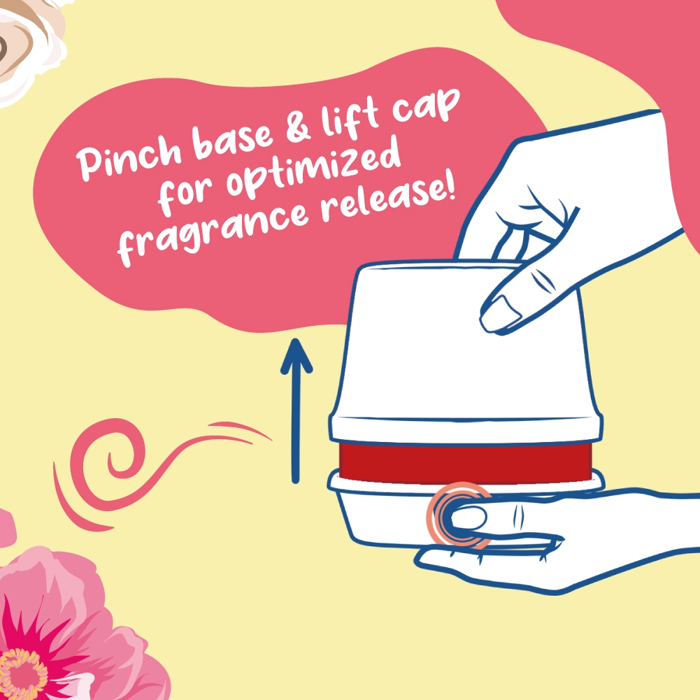 Sáp Thơm Cao Cấp Glade Essences Elite Hương Thơm Kép Hoa Hồng &amp; Mẫu Đơn 180g _ New