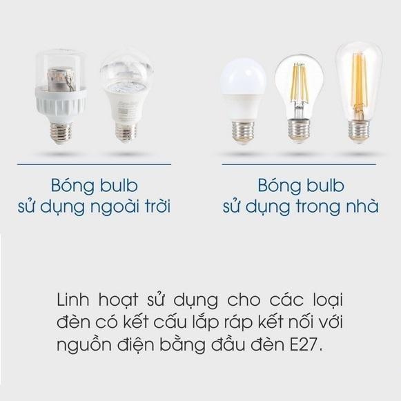 Đui đèn chống nước Rạng Đông chính hãng model E27 IP65