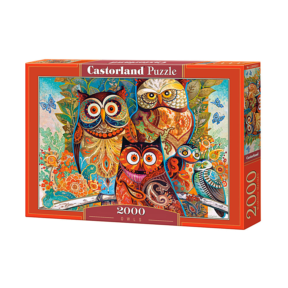 C200535 Đồ chơi ghép hình puzzle Owl 2000 mảnh Castorland