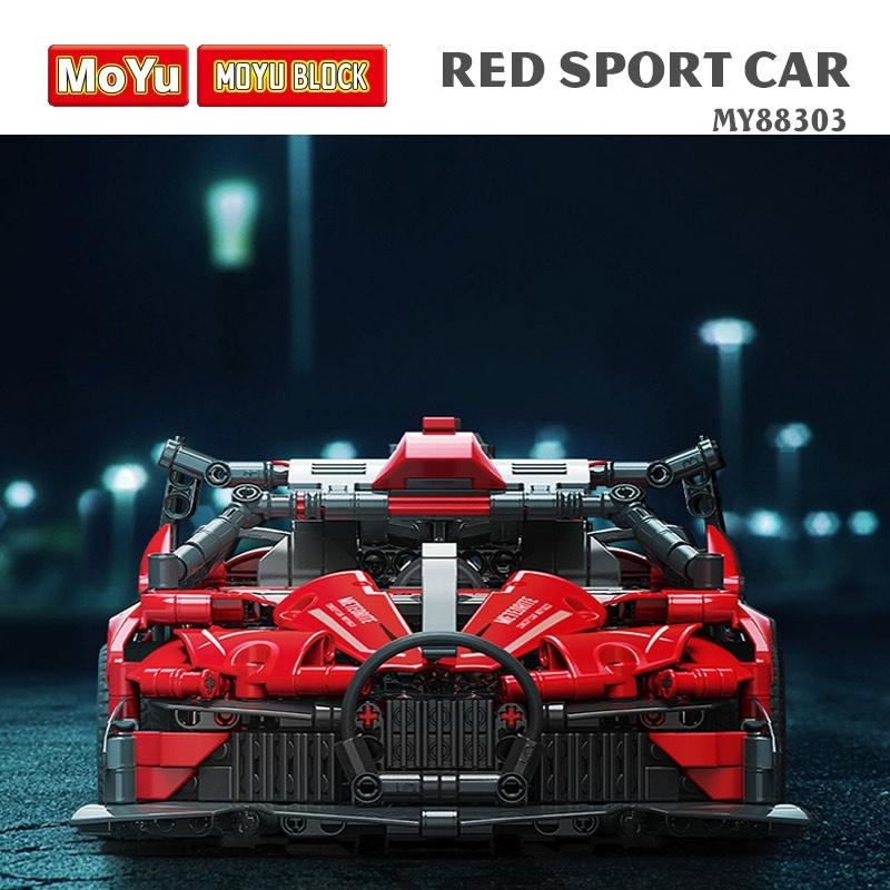 Đồ Chơi Lắp Ráp Mô Hình Xe Thể Thao Red – MOYU BLOCK 88303