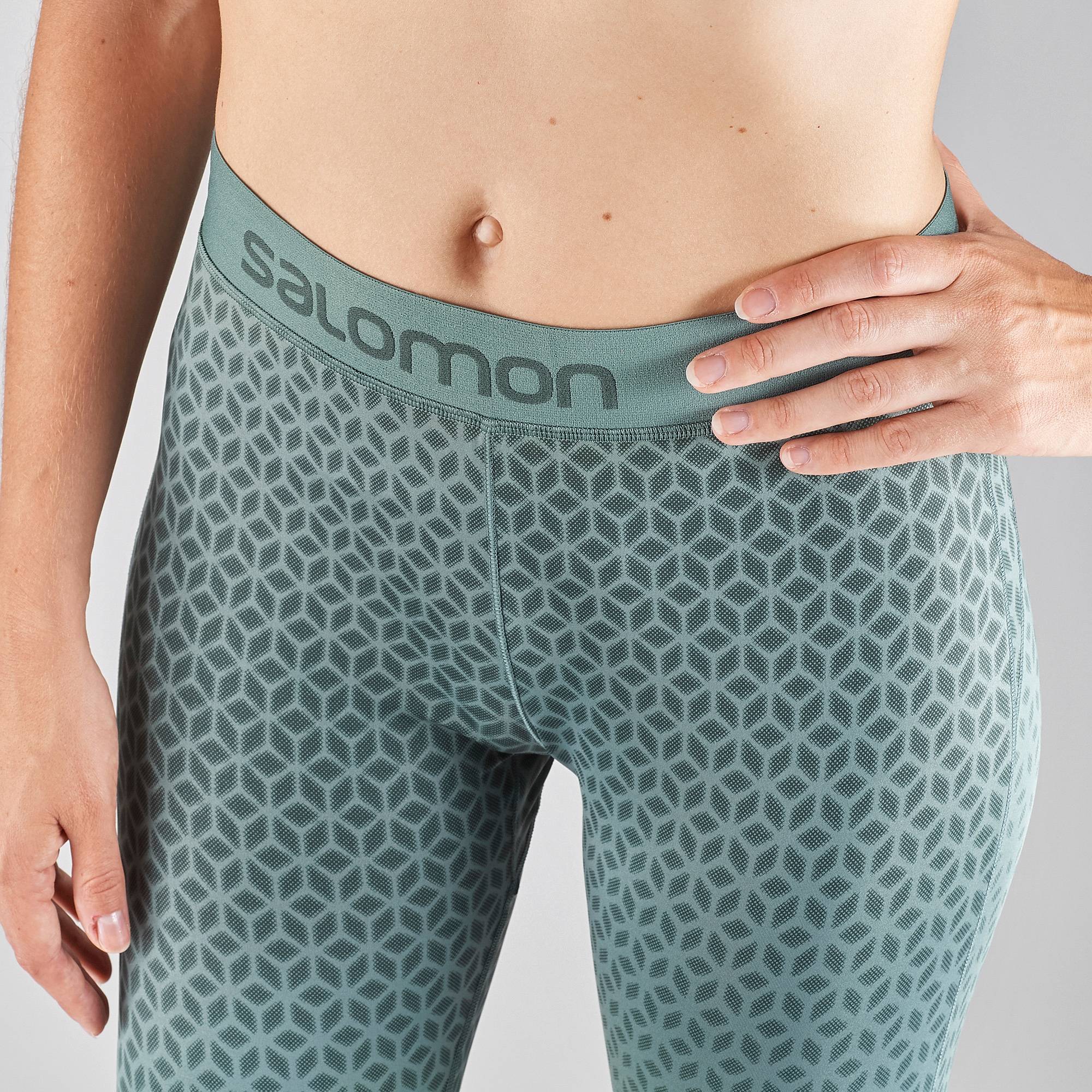 Quần Ôm Thể Thao Nữ ELEVATE AERO 7/8 TIGHT W BALSAM GREEN