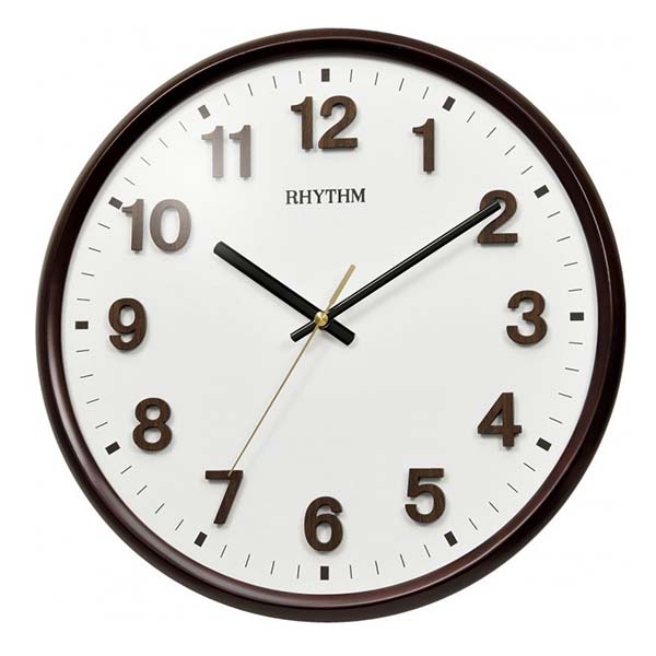 Đồng hồ treo tường hiệu RHYTHM - JAPAN CMG127NR06 (Kích thước 33.1 x 4.4cm)