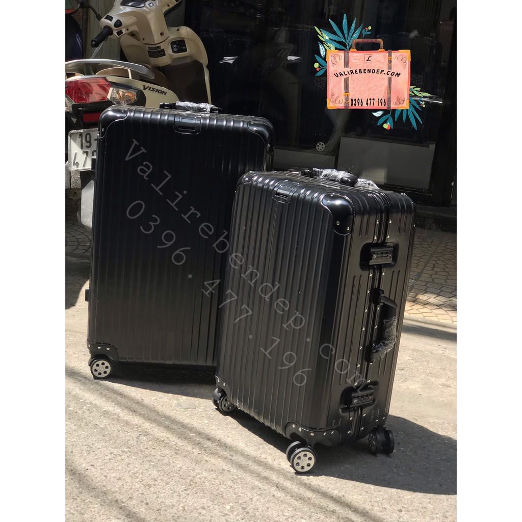 Bộ Vali kéo du lịch khung nhôm RIMOWA size 20 và size 24 bánh xe quay 360 độ, khoá TSA, xách tay và ký gửi hành lý