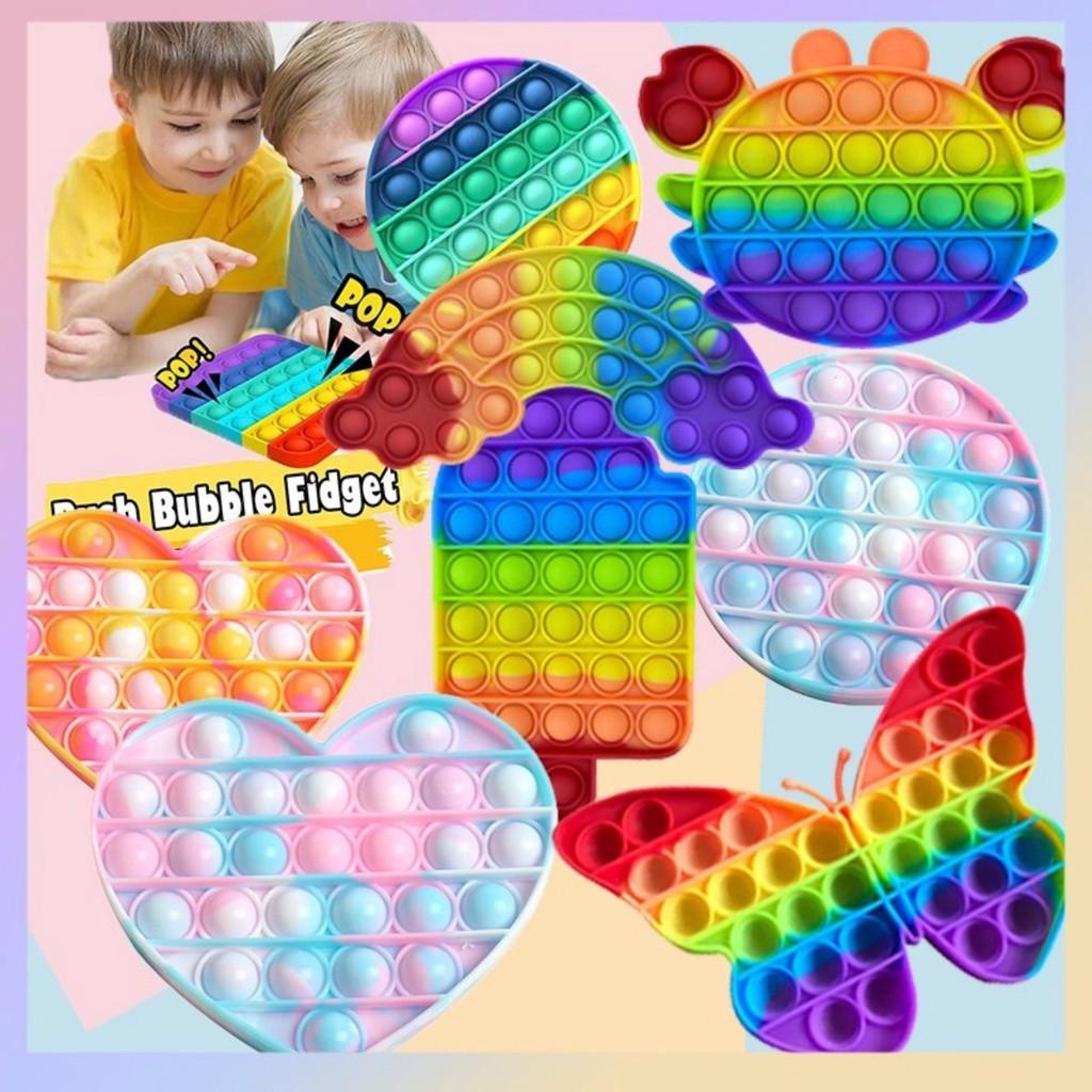 Pop it fidget toy đồ chơi bóp bong bóng pop it tiktok silicon