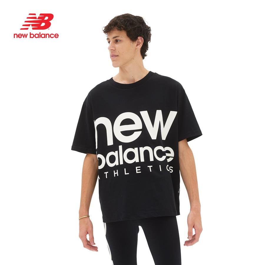 Áo thun thời trang unisex New Balance LIFESTYLE T-SHIRT U BLACK - UT23505BK (form quốc tế)