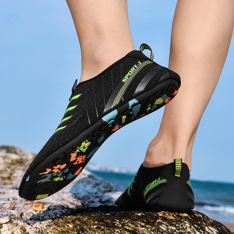 Bơi Nước Aqua Giày Người Lớn Unisex Aqua Phẳng Mềm Mại Đi Bộ Người Yêu Giày Tập Yoga Chống Trơn Trượt Giày Nam Nữ Bãi Biển giày Cắm Trại Color: A-Purple Shoe Size: 40