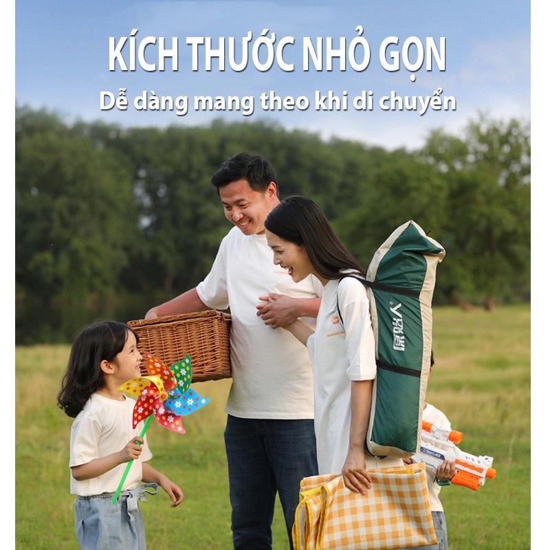 Lều Cắm Trại Du Lịch Dã Ngoại, Lều Phượt Tự Bung 4 đến 6 người 4 cửa Chống Thấm Nước Chống Muỗi Gấp Gọn