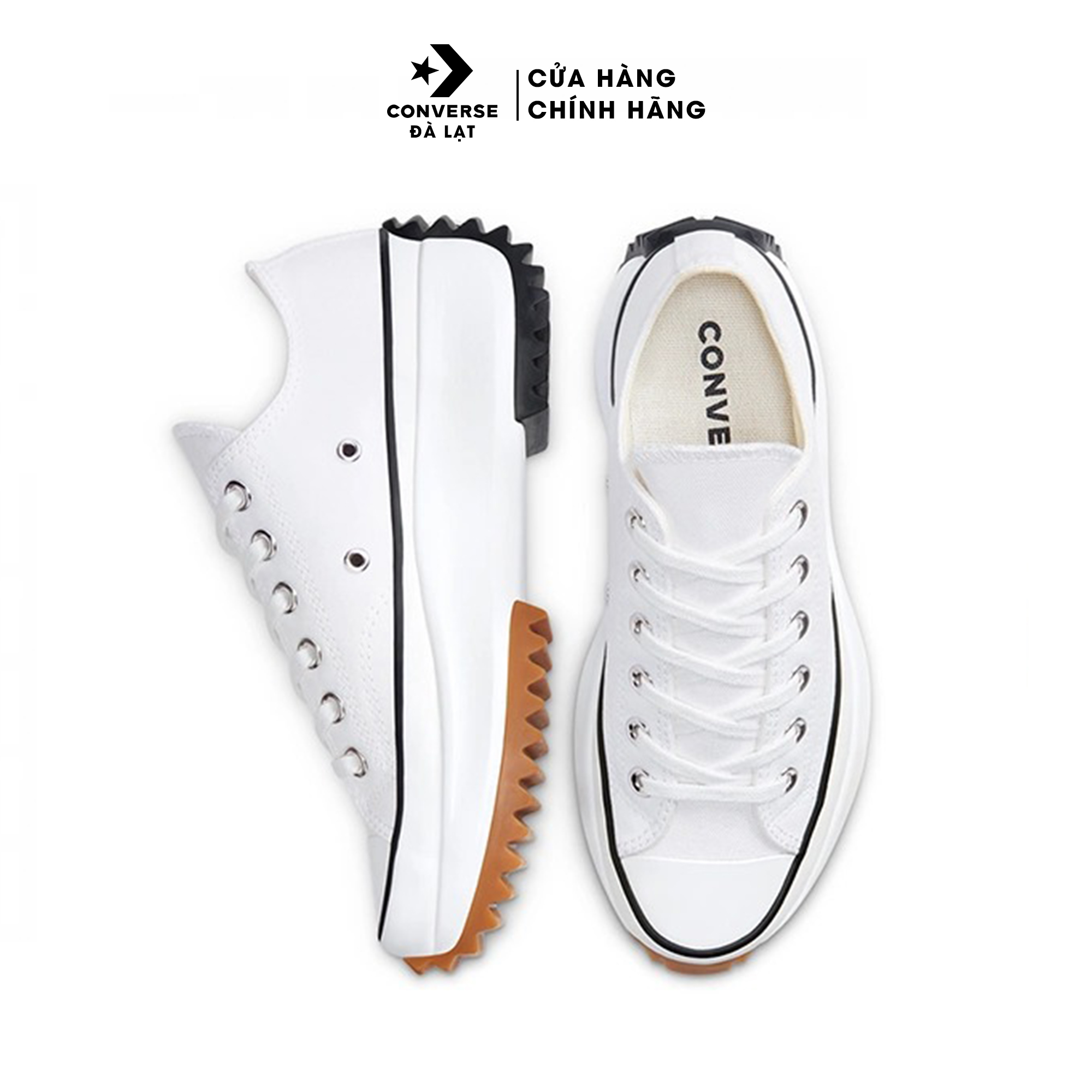 Giày sneakers độn đế Converse Run Star Hike Twisted Classic Foundational Canvas - 168817V