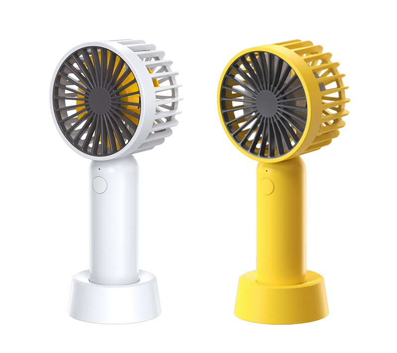 Quạt PISEN Meatball Handheld Mini Fan F822 vàng/ trắng - Hàng chính hãng