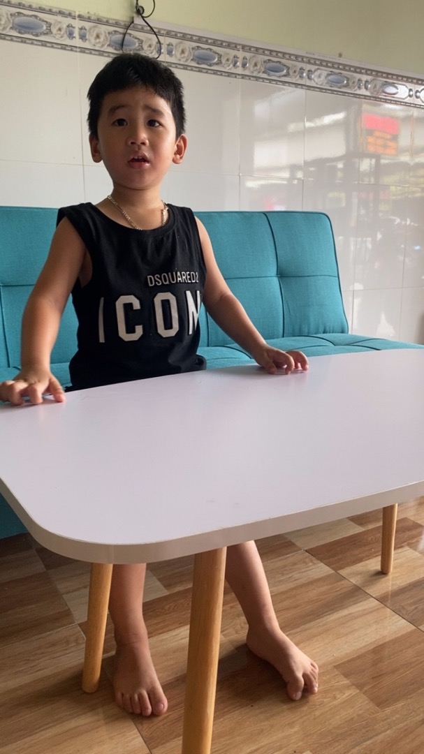 Bàn trà ngồi bệt - GP101, bàn sofa decor phòng khách đa năng phong cách hiện đại