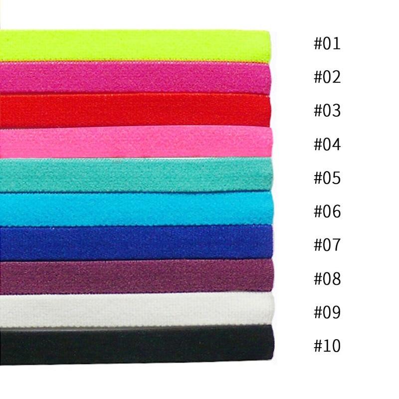 Women Stretch Sports Yoga Hairband Headband for Men Sport Running Fitness Headbands Elastic Anti-slip Sweatband Gym Headbands