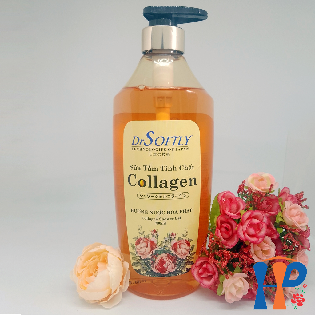 Sữa tắm tinh chất Collagen hương nước hoa Pháp - DrSoftly Bienvenue Perfume Shower Gel (lưu hương 3 - 4 giờ trên da)