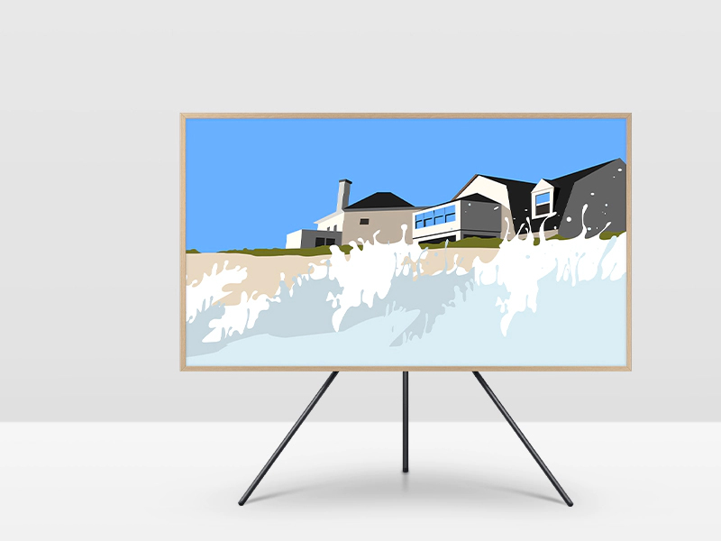 QLED Tivi Khung Tranh Samsung 4K 50 inch 50LS03B Lifestyle TV - Hàng chính hãng