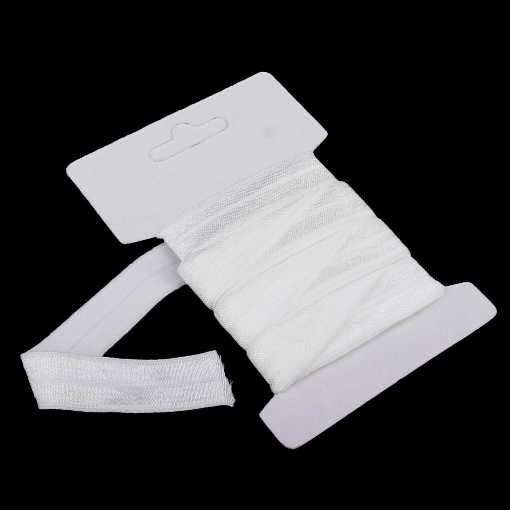 2.7M  5/8"15mm Elastic Spandex Satin Band Hair Ties Accessories