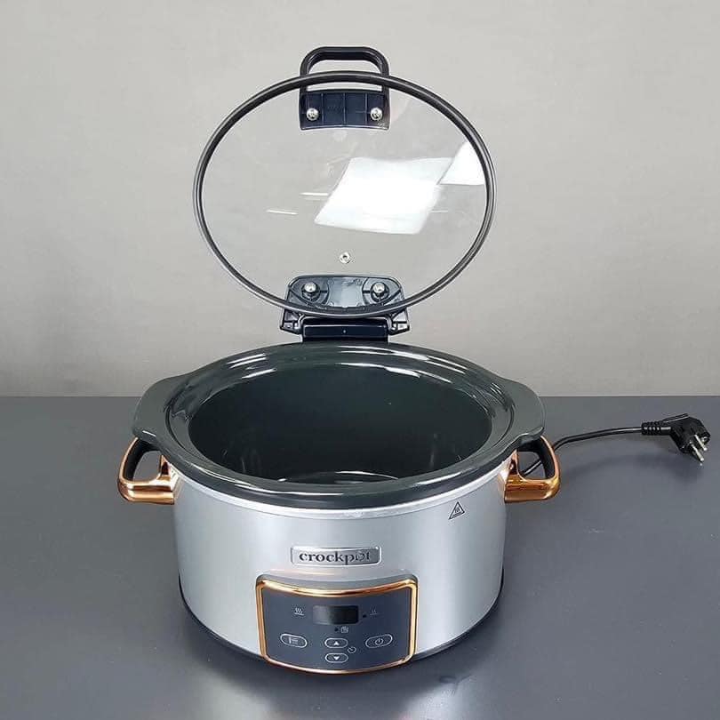 Nồi nấu chậm kỹ thuật số Crockpot CSC059X 3,5 l silver gold Hàng chính hãng