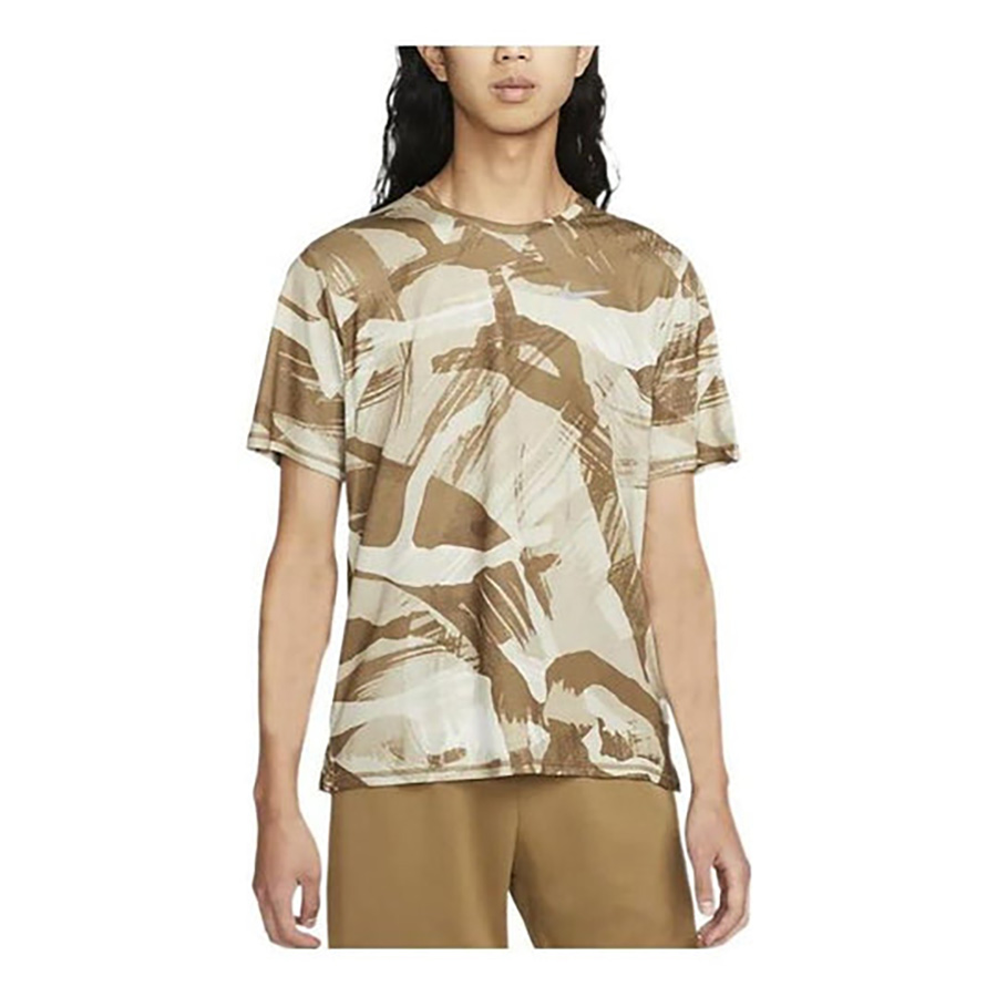 Áo tay ngắn thể thao Nam NIKE AS M NK DF MILER SS CAMO DQ4737