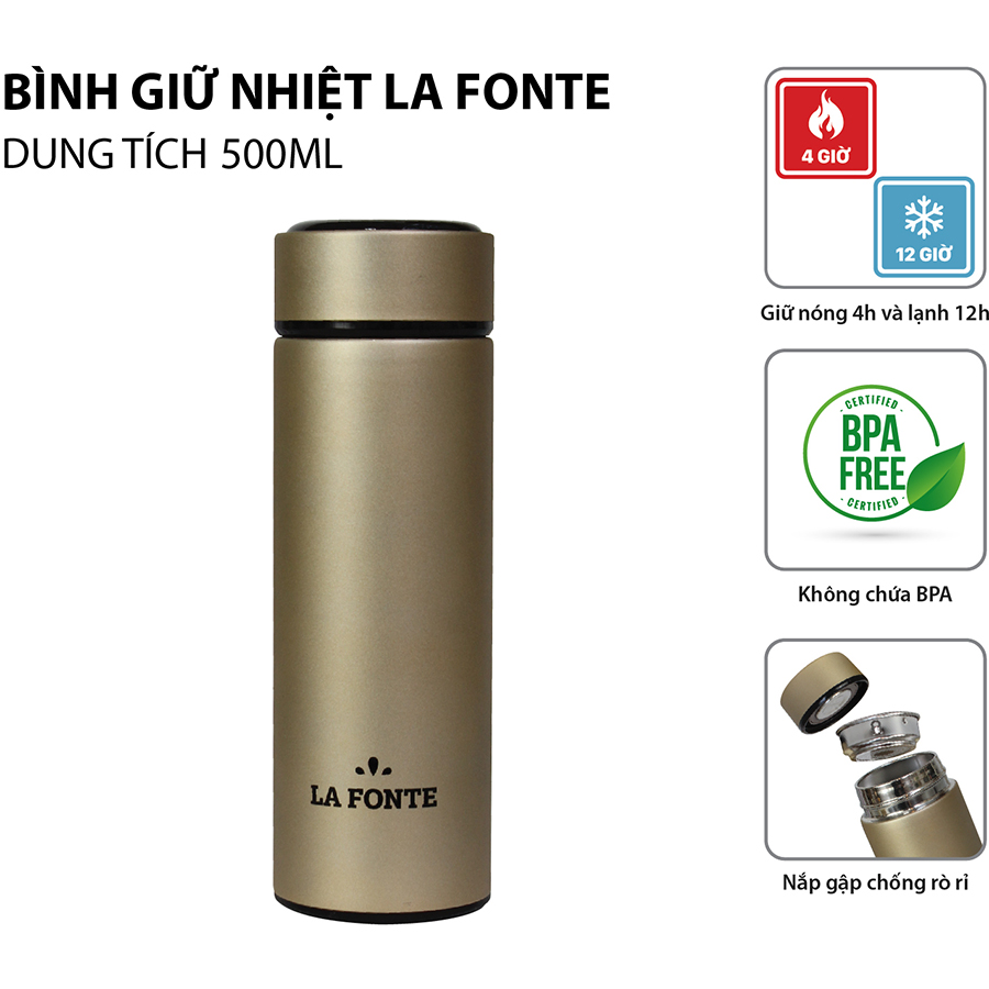 BÌNH GIỮ NHIỆT LA FONTE 180732 350ML