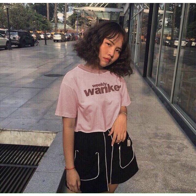Áo Croptop viền đỏ