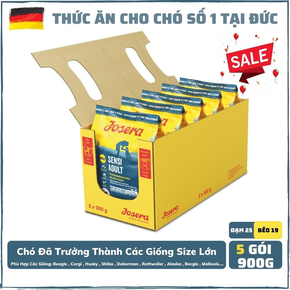 Thức Ăn Chó Cao Cấp Cho Tất Cả Các Giống Chó Thích Vận Động Size Trung Bình Lớn - Josera Sensi Adult 900G