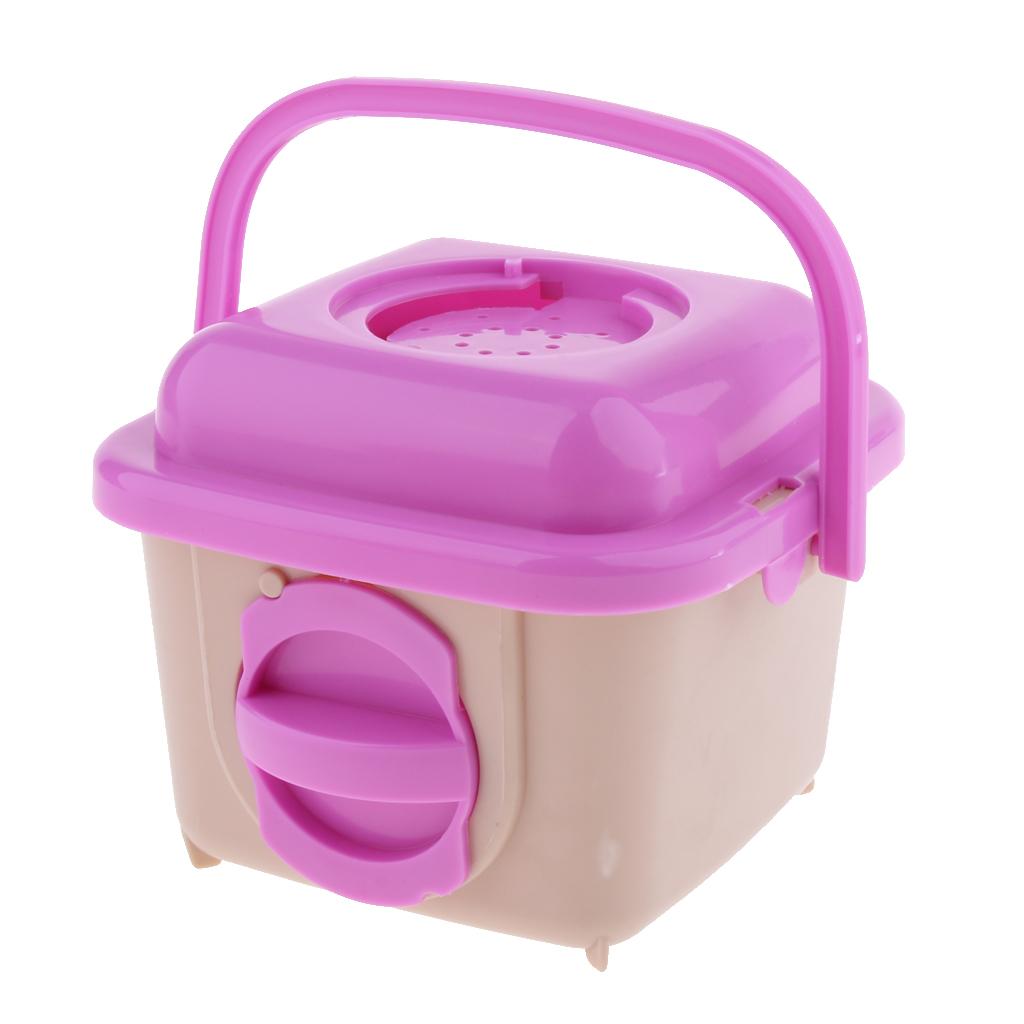 Portable Hamster Outdoor Carrier Mini Cage Mice Moving House For Travel