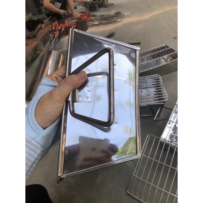Bếp nướng than hoa inox, bếp nướng BBQ ngoài trời