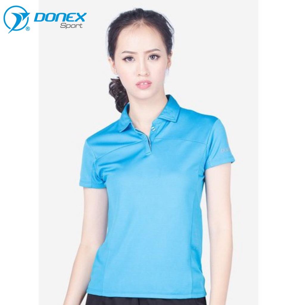 Áo Thể Thao Nữ Cổ Polo DONEXPRO Kiểu Dáng Đẹp Form Chuẩn, Chất Vải Cao Cấp, Ôm Cơ Thể Thấm Hút, Thoát Mồ Hôi AC-3355